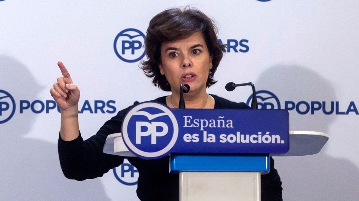 Santamaría dice que Rajoy dejó a ERC y JuntsxCat sin líderes: "Están descabezados"