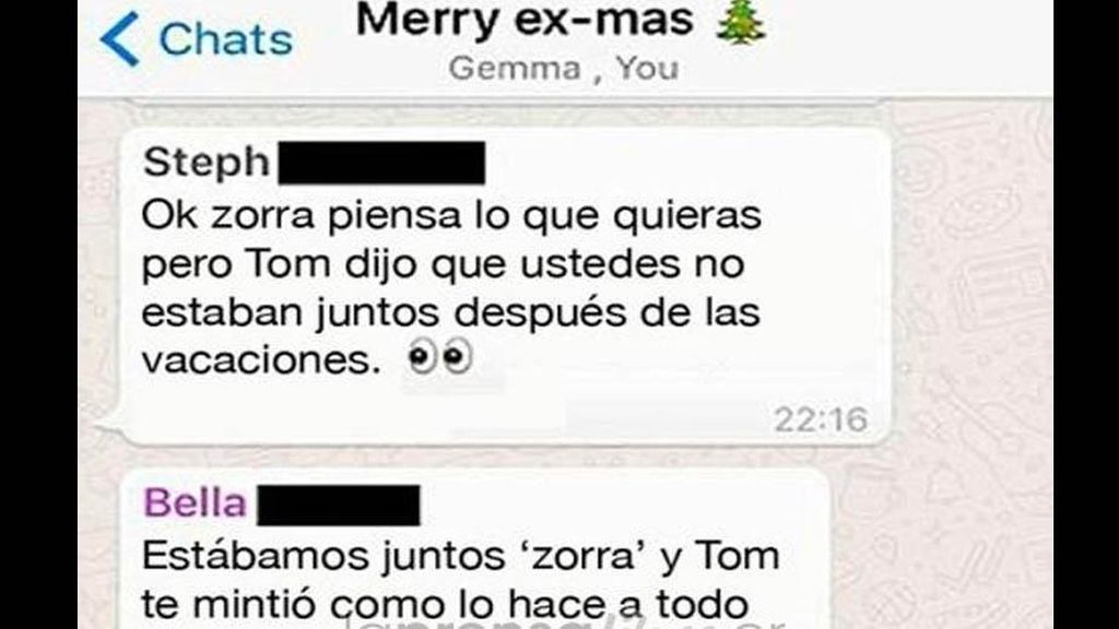 Crea un grupo de Whatsapp con todas sus exnovias para desearles 'Feliz Navidad'