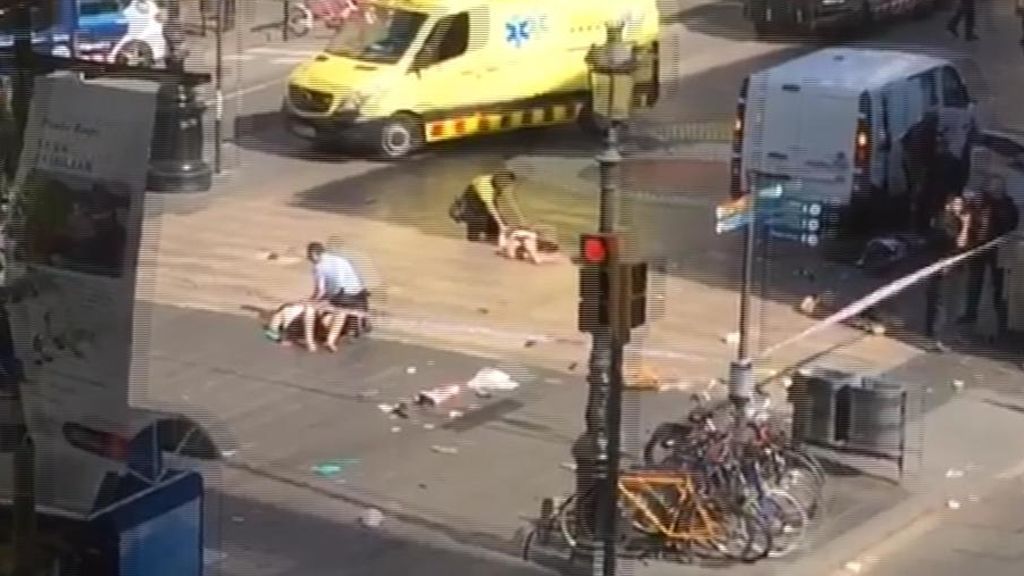 Los terroristas de Barcelona grabaron un vídeo instantes antes del atentado