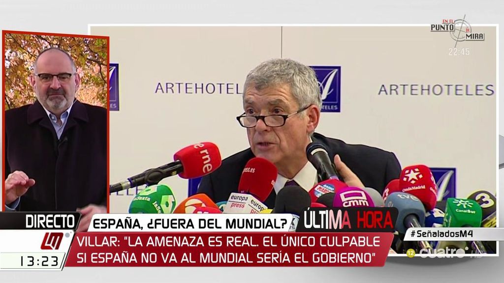 Antón Losada, sobre la posibilidad de no ir al Mundial: "No es culpa del Gobierno"