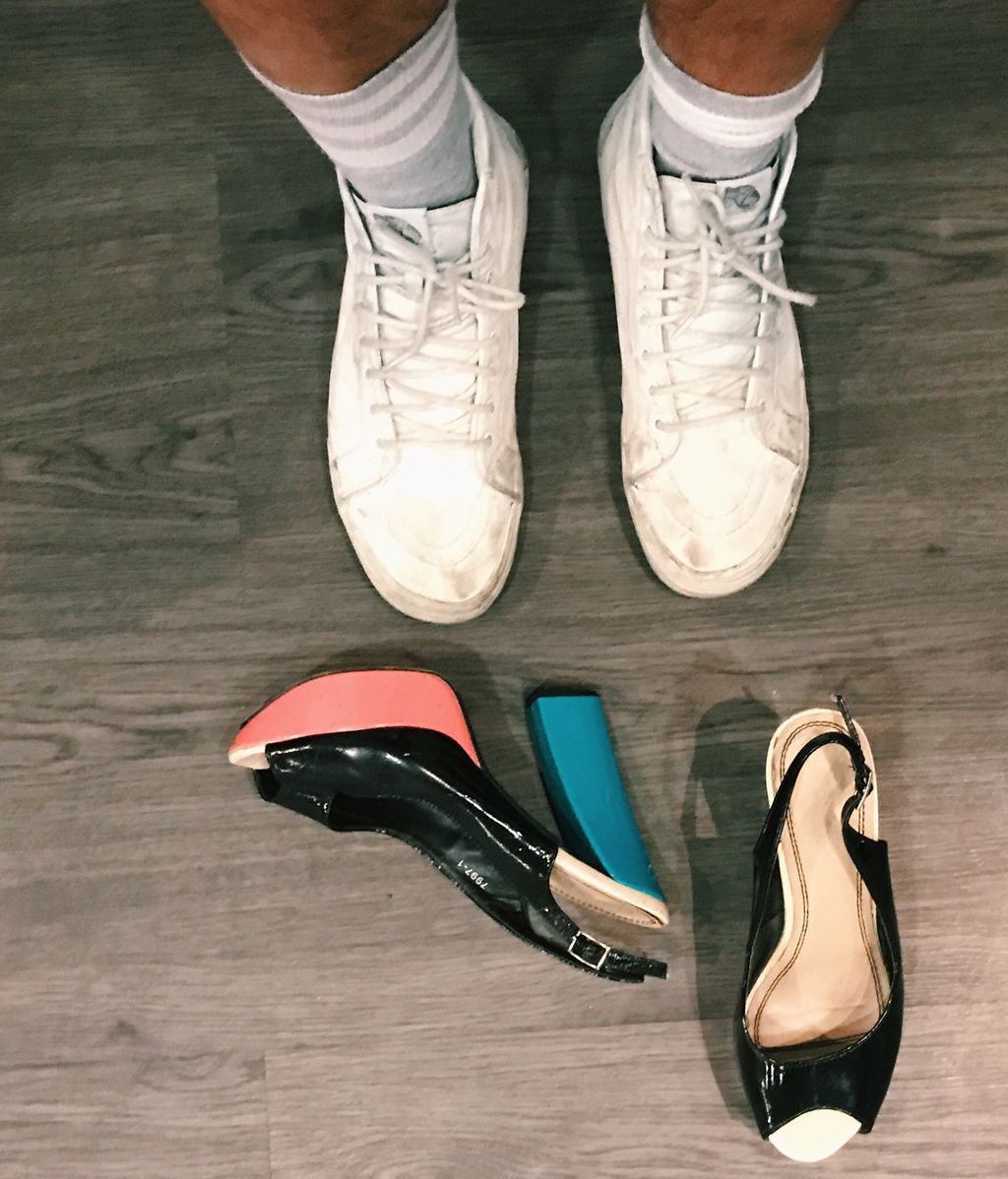 Los zapatos que me provocaron un tirón