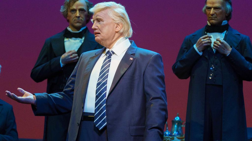 Disney añade una figura animada de Trump al Salón de los Presidentes y todo el mundo hace la misma broma