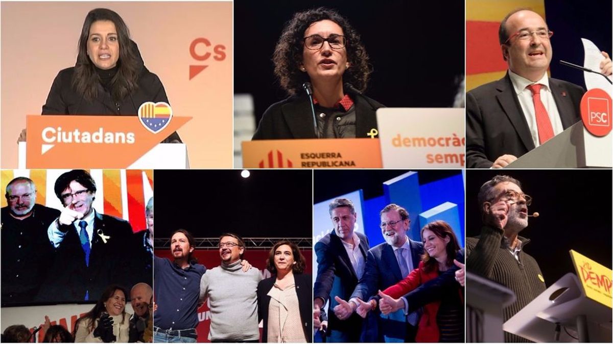 Cierre de campaña en Cataluña con la calculadora de los pactos en la mano