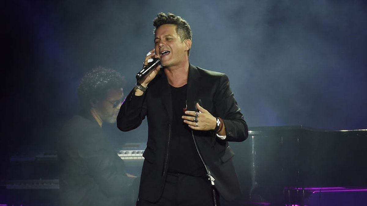 Alejandro Sanz durante el concierto '+ es +'.