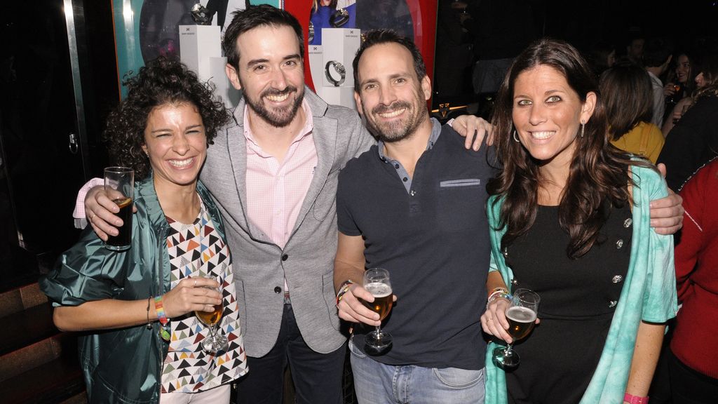 El equipo de Mark Maddox disfrutando de la fiesta