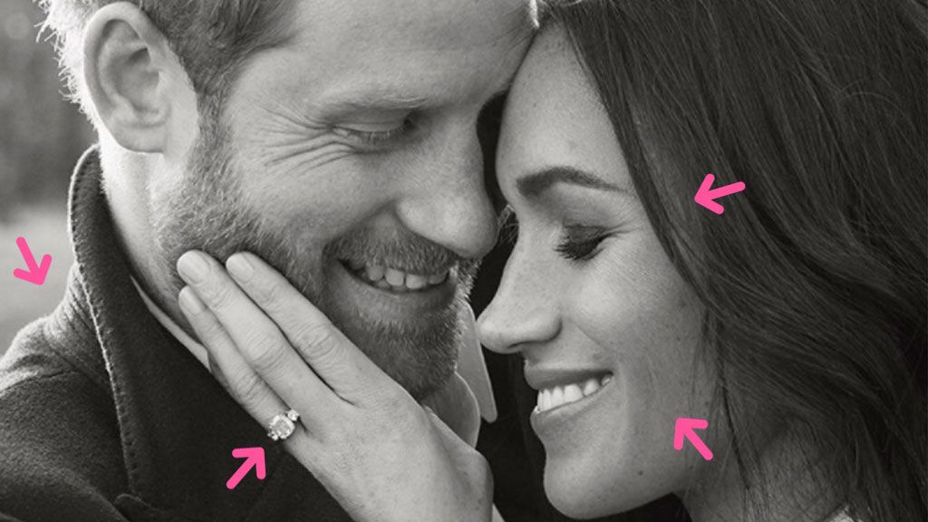 Blanco y negro, arrumacos y sin Testino: el (doble) posado oficial de Harry y Meghan, al detalle