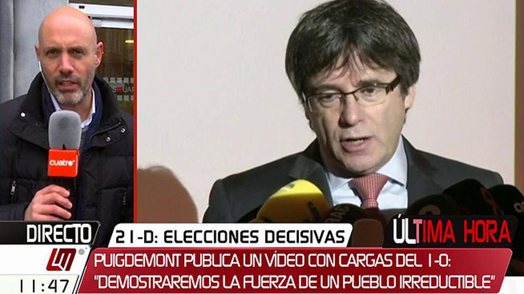 Vetan la entrada a los medios españoles en la rueda de prensa de Puigdemont en Bélgica