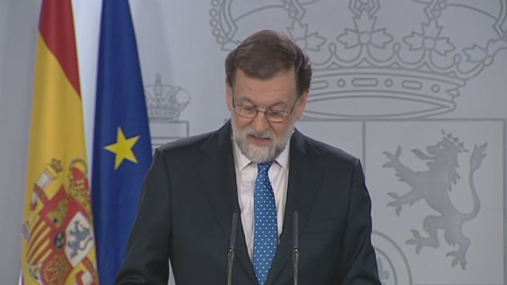 Rajoy rechaza el encuentro con Puigdemont y avisa de que el nuevo Gobierno catalán estará sometido a la ley
