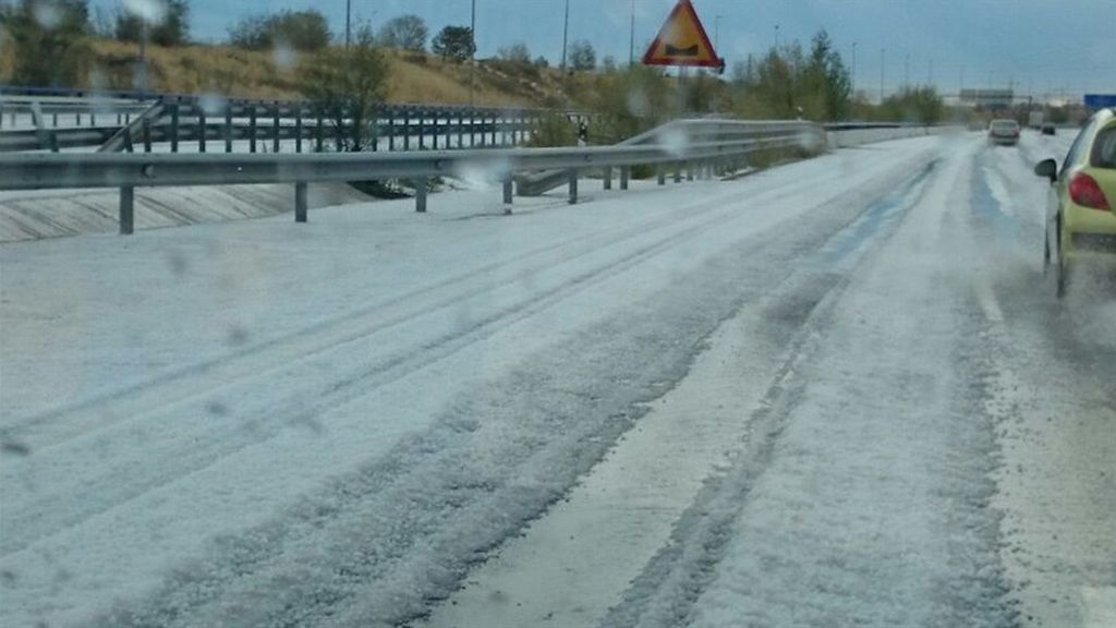 EL TIEMPO HOY - Granizo Madrid