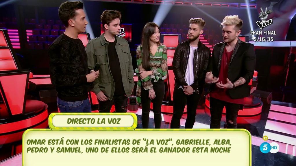 Los nervios y las bromas de los finalistas de 'La Voz' a pocas horas de la gran final