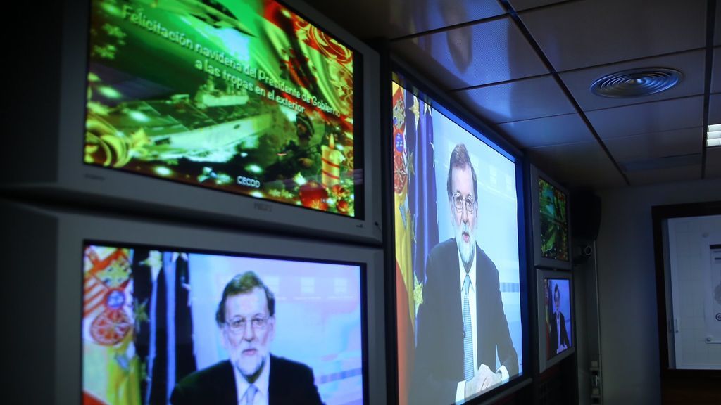 Rajoy felicita la Navidad a las tropas, “la mejor versión de España”