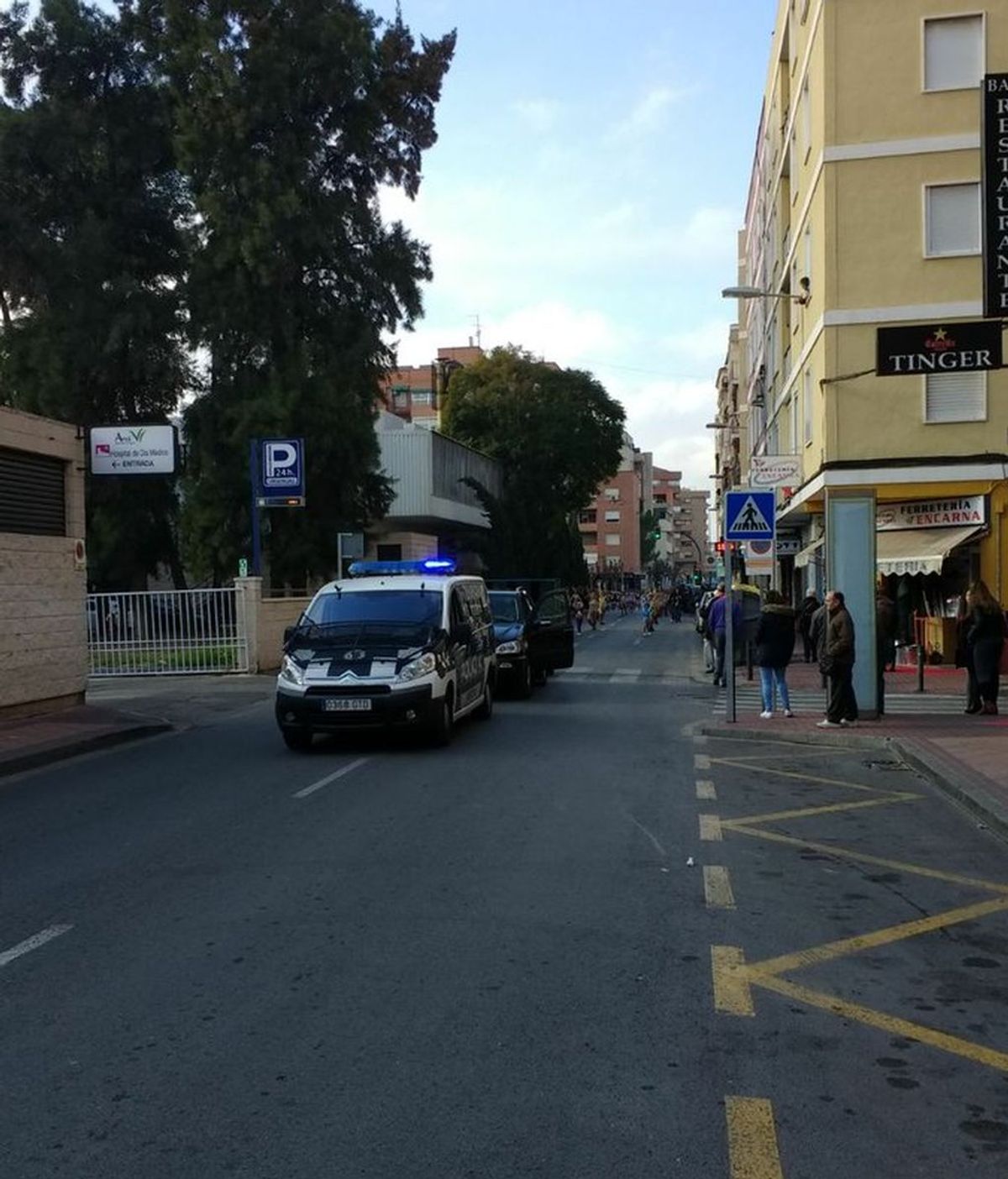 Tres fallecidos y dos heridos en una colisión entre un turismo y una furgoneta en Murcia
