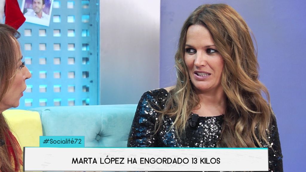 Marta López, tras engordar 13 kilos: “Tengo ansiedad, no paro de comer”
