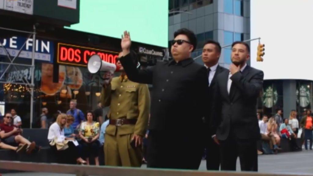 El imitador de Kim Jong-un se pasea por Nueva York y provoca todo tipo de reacciones