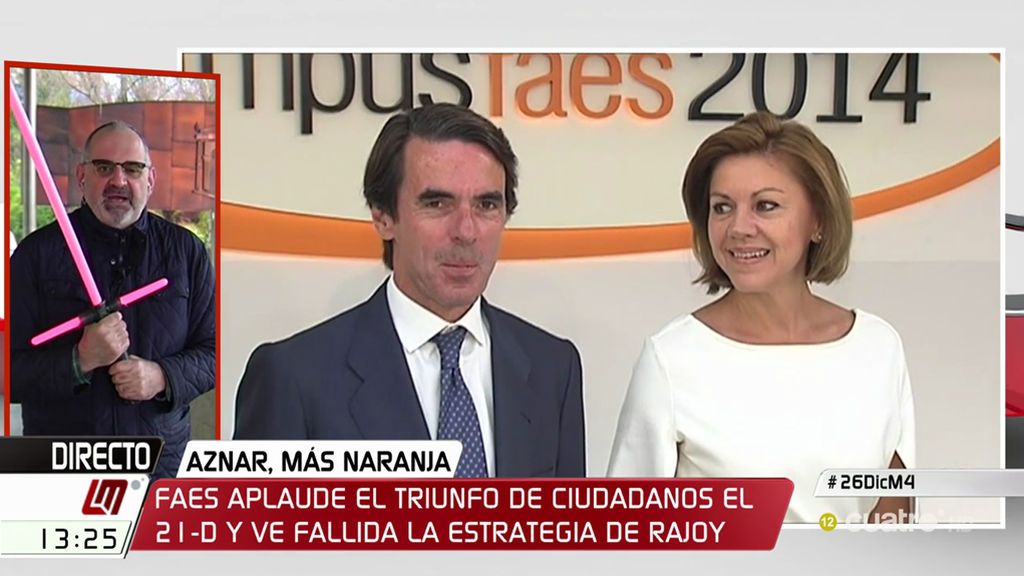 Aznar Wars (por Antón Losada): “Aznar se ha pasado al lado naranja de la fuerza”