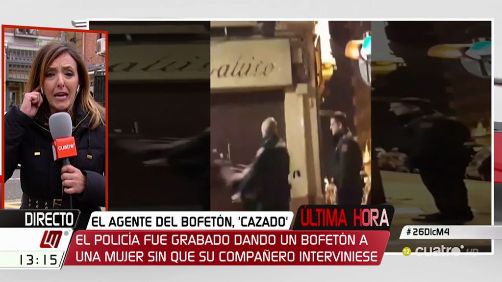 Identificado el policía que pegó un bofetón a una mujer en Valencia