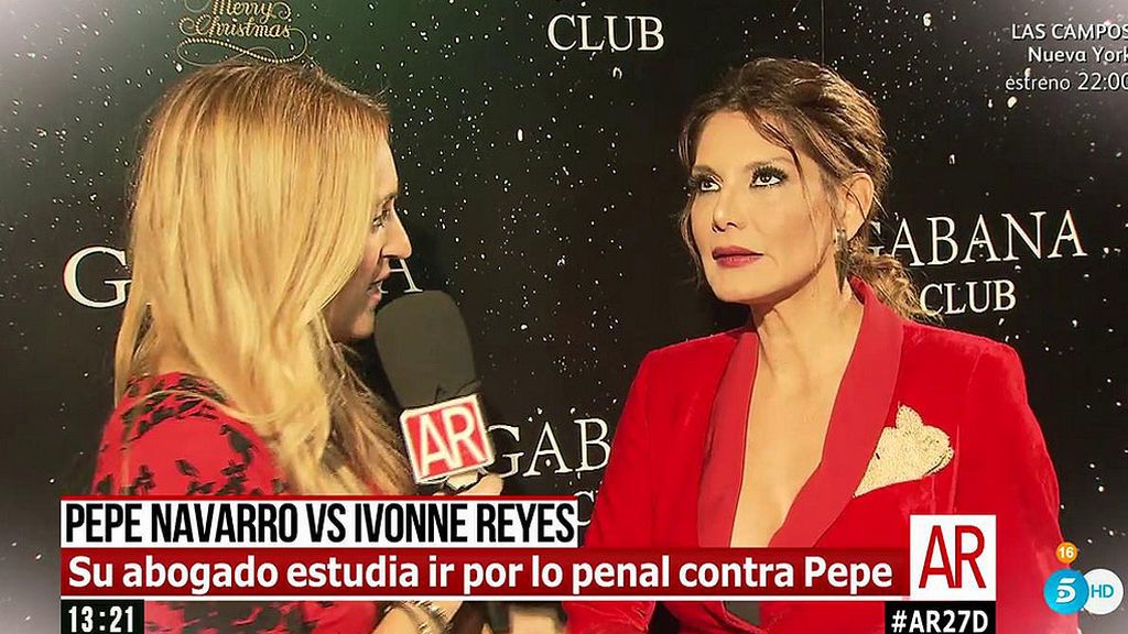 Ivonne Reyes, sobre su influencia en el divorcio de Pepe Navarro: “No tiene ni pies ni cabeza”