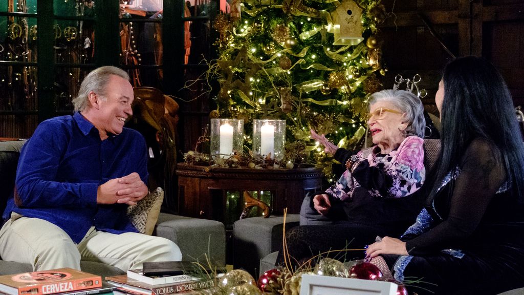 Niña Pastori, Fernando Tejero, Alaska y sus respectivas madres visitan a Bertín Osborne en 'Mi casa es la tuya'.