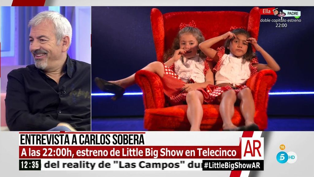 Carlos Sobera presenta en ‘AR’, 'Little Big Show': “Es el programa más difícil que he hecho pero el más gratificante”