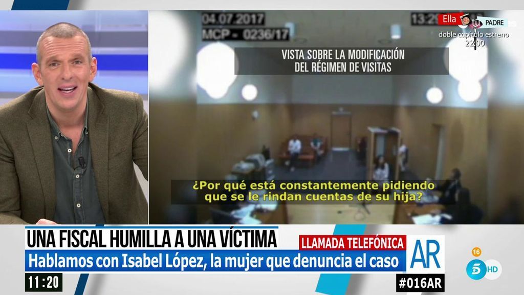 Isabel López, humillada por una fiscal: "Me sentí mal tratada, como si la delincuente fuera yo"