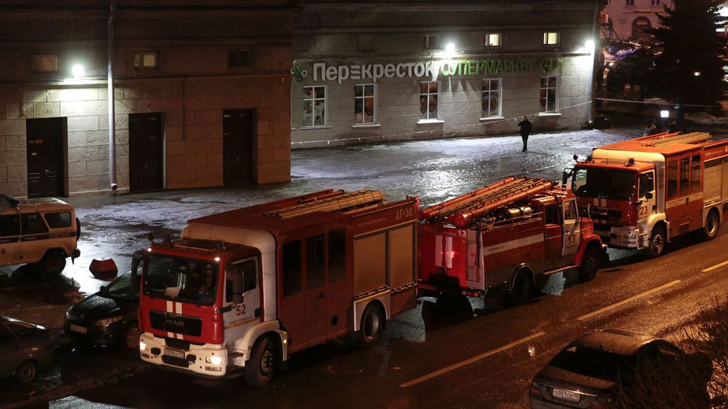 Atentado en San Petersburgo: 10 heridos al explotar una bomba en un supermercado