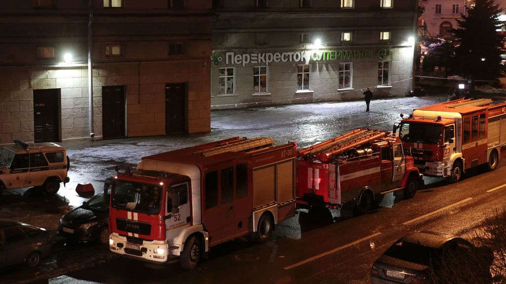 Atentado en San Petersburgo: 10 heridos al explotar una bomba en un supermercado