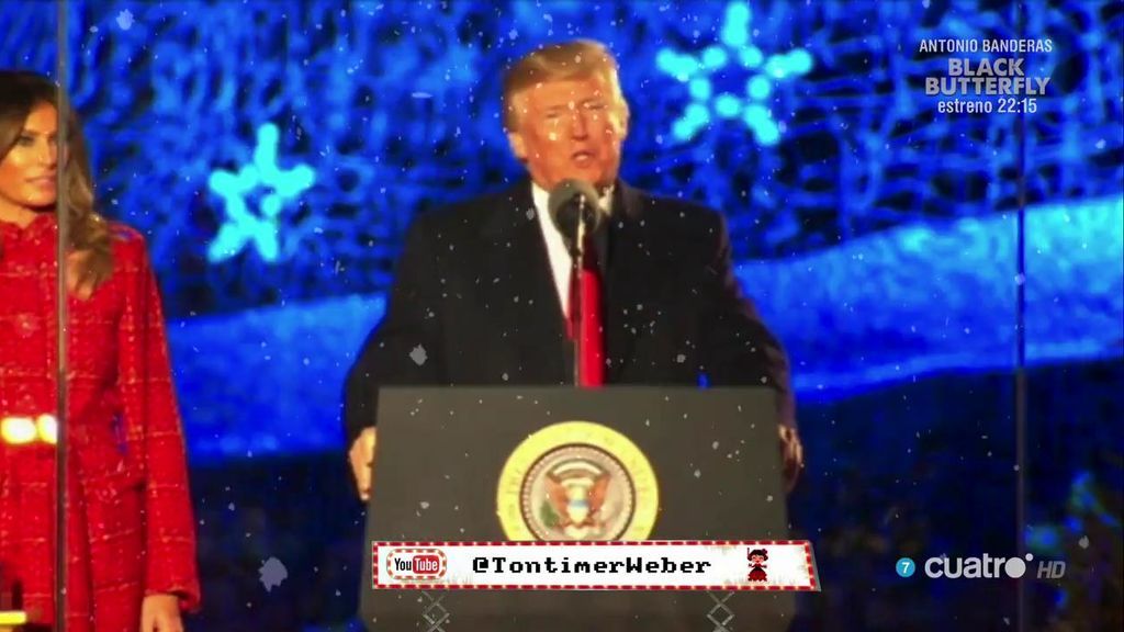 Donald Trump canta el villancico 'Campana sobre campana' gracias a Tontimer Weber