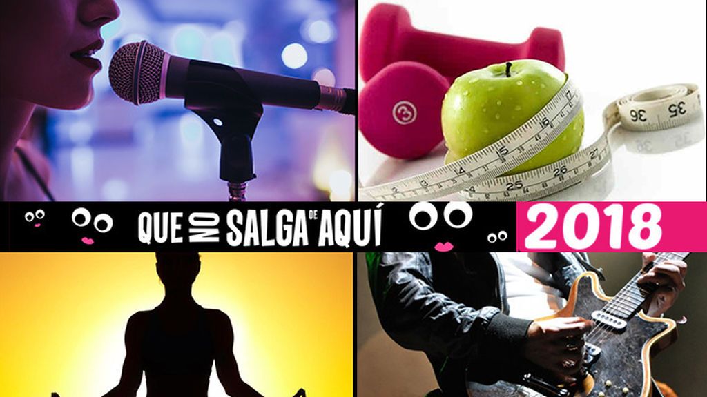 Los famosos de Mediaset nos desvelan sus propósitos para 2018: de cantar en público a perder 4 kilos