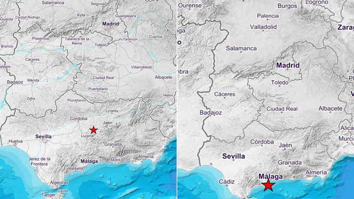 Dos terremotos sacuden Córdoba y Málaga