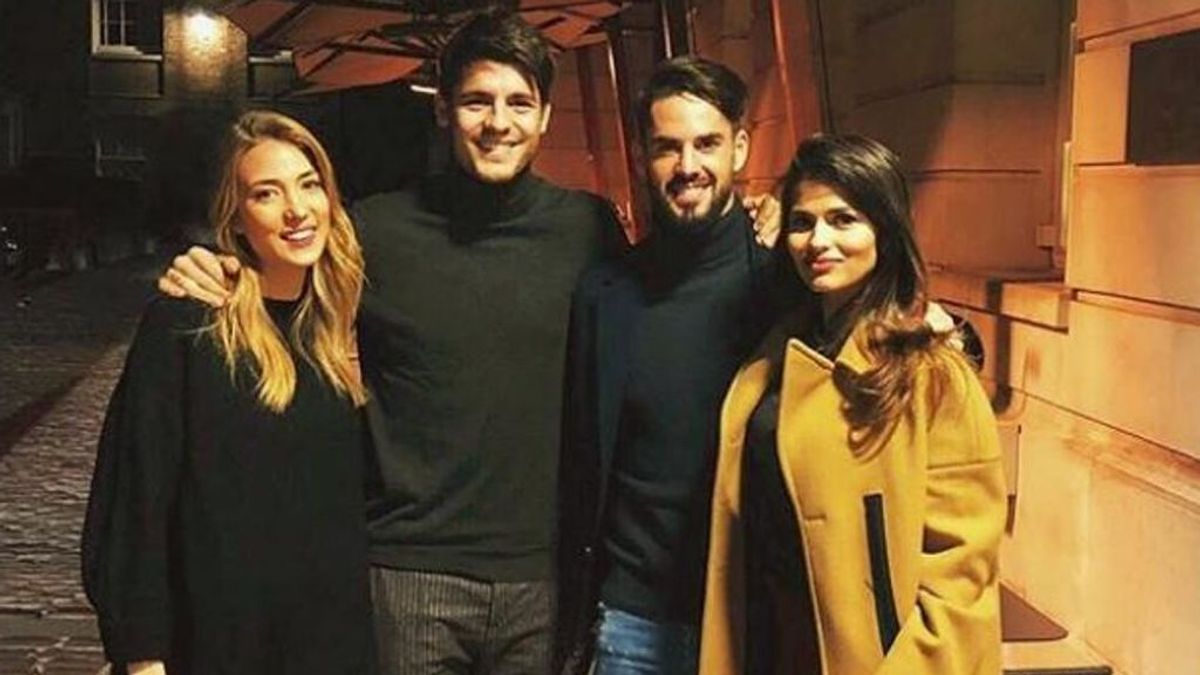 ¡Encuentro especial! Isco y Sara Sálamo visitan a Morata y Alice Campello en Londres