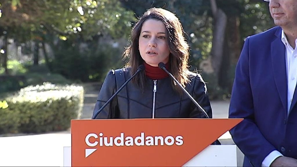 Inés Arrimadas: “Vamos a intentar presidir el Parlament porque es lo que nos corresponde”
