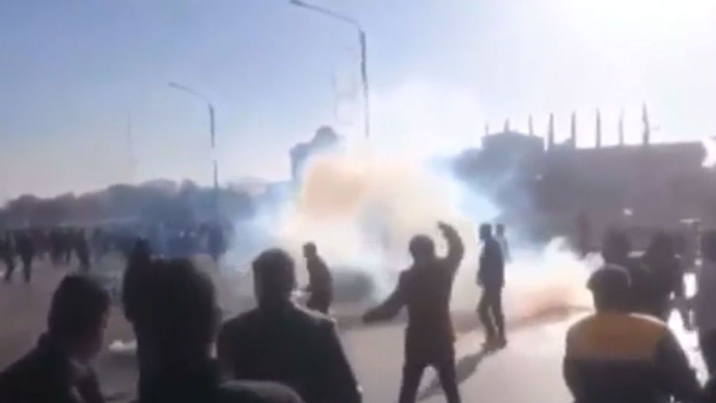 Protestas en Irán contra el Gobierno de Rohani