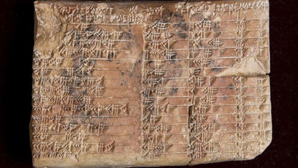 Una tablilla babilónica esconde la tabla trigonométrica más antigua del mundo
