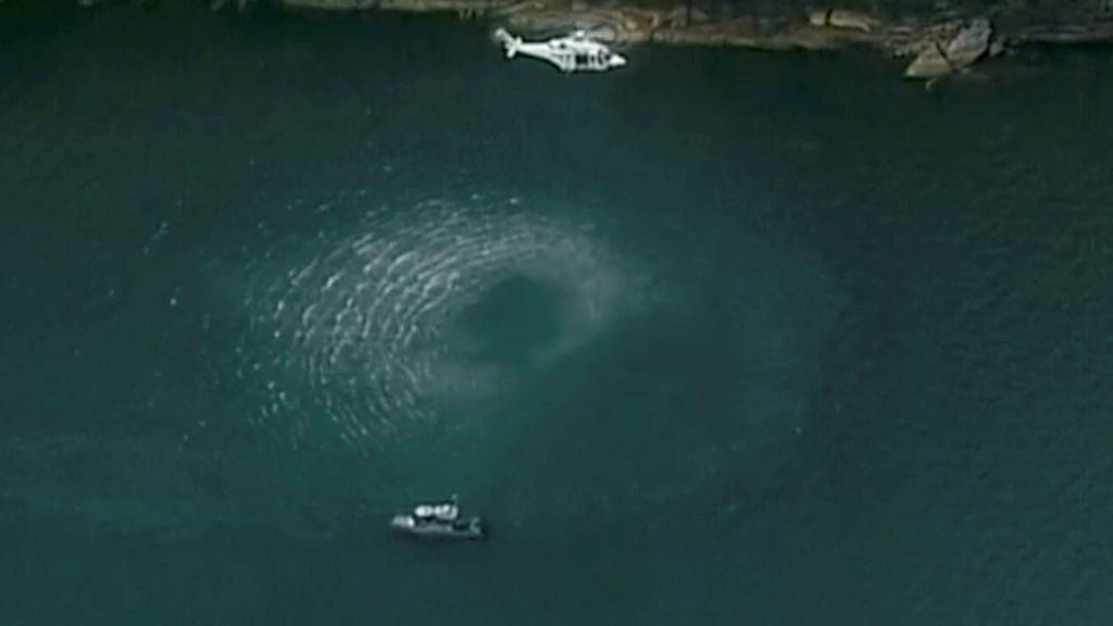 Un hidroavión se estrelló en un río de Sydney