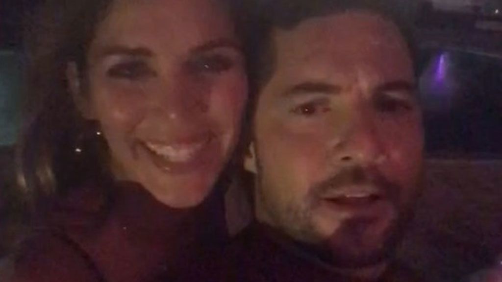 David Bisbal y Rosanna Zanetti, fiesta frente al mar