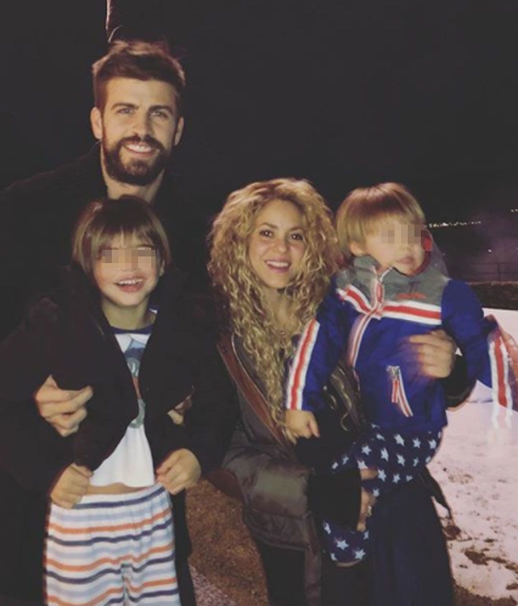 Shakira y Gerard Piqué, juntos y en la nieve