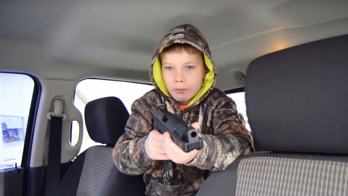 Con nueve años impide que roben el coche de su padre apuntando al ladrón con una pistola de aire comprimido