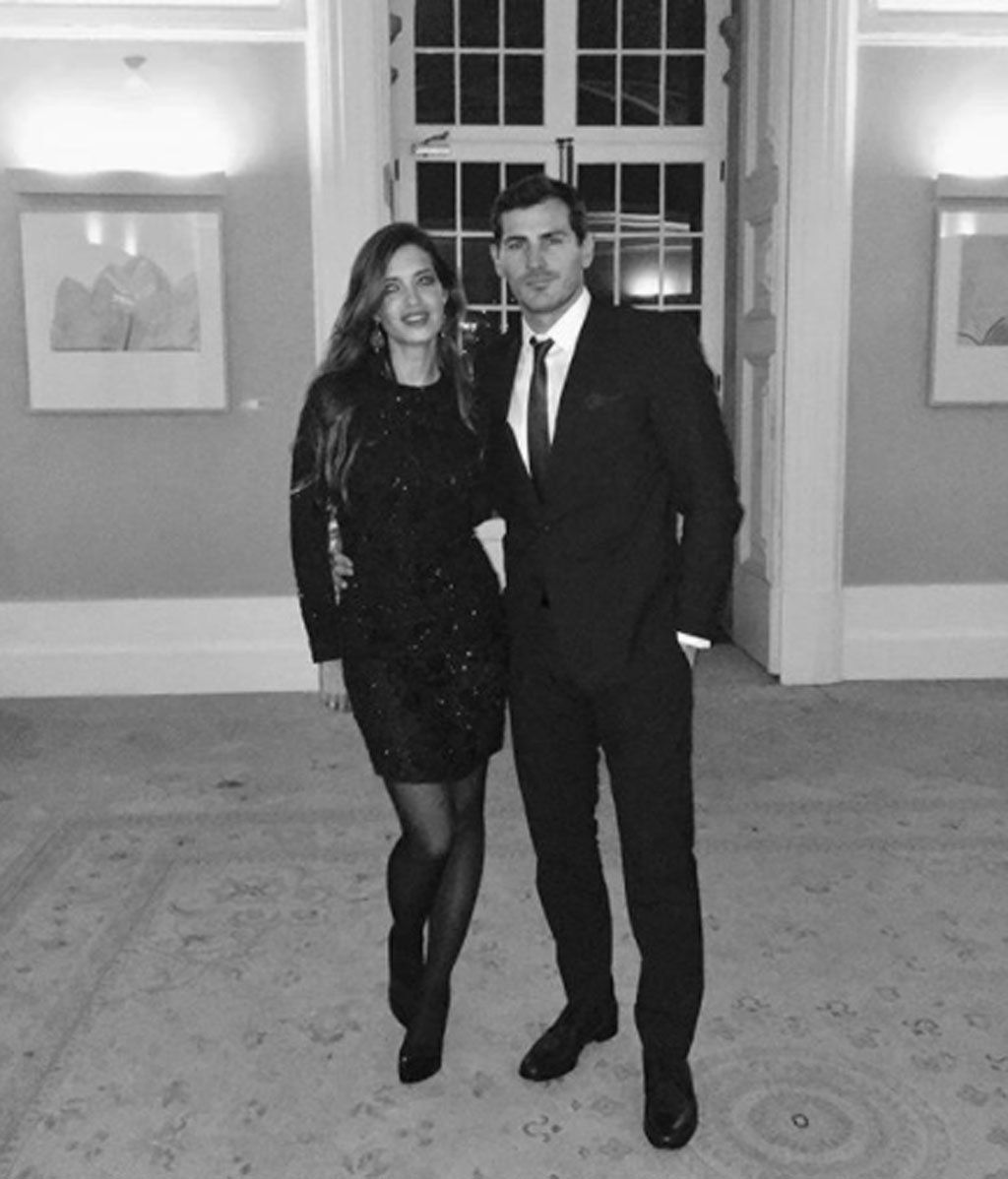 Sara Carbonero e Iker Casillas, celebrando con su familia portuguesa