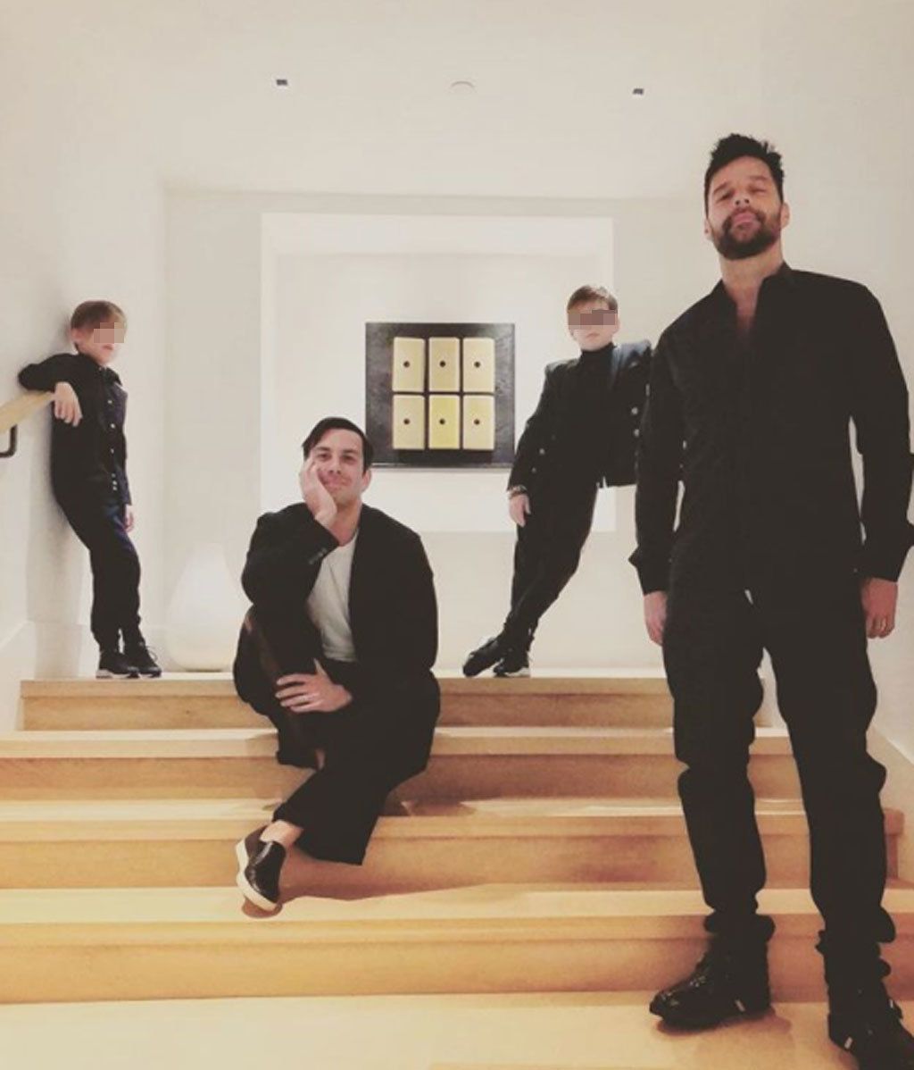 Ricky Martin desea un feliz año "de los Martin-Yosef"