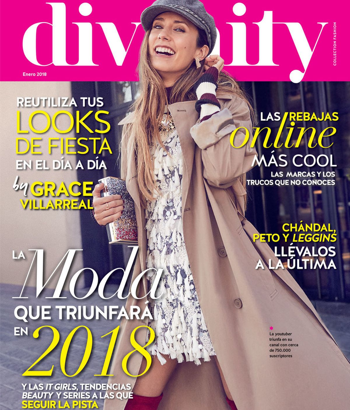 Portada revista divinity enero 2018