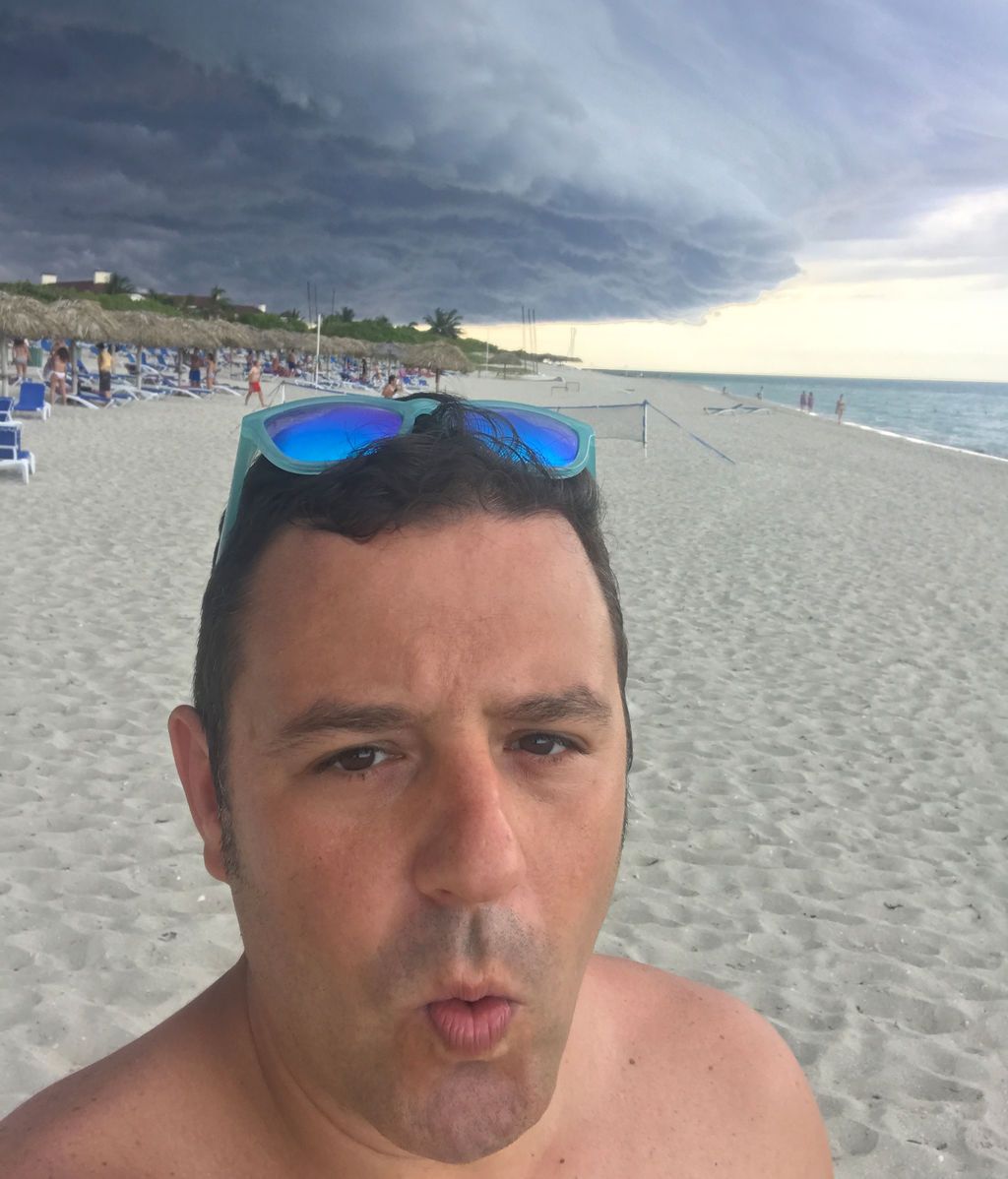 Alvaro Cunha Bober en Varadero, Cuba