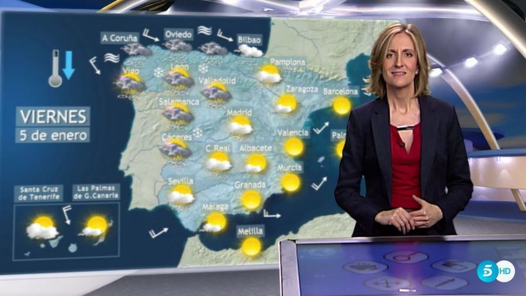 Lluvias, frío y bajada de la cota de nieve: llega un nuevo frente por el  Atlántico