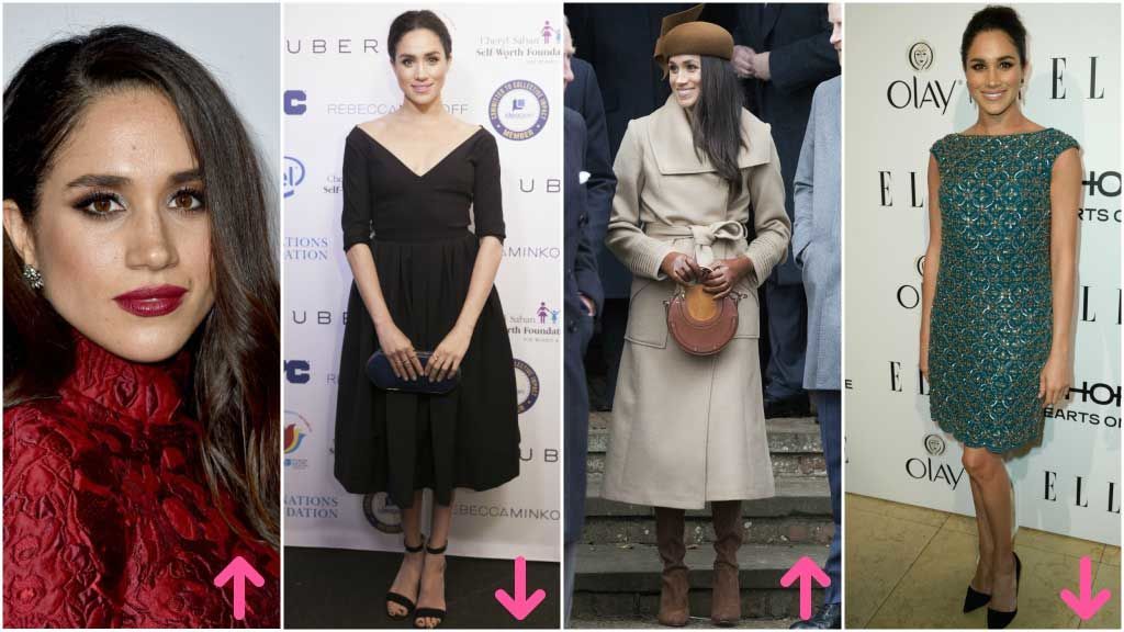 Aciertos y errores del estilo de Meghan Markle