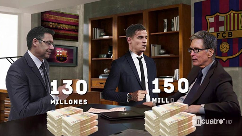 Bartomeu espera solventar los 20 millones que no ponen de acuerdo al Liverpool y al Barça por Coutinho