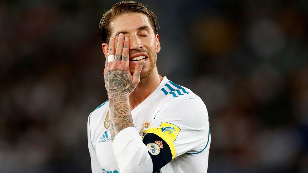 Sergio Ramos estará de baja 15 días por una lesión en el sóleo