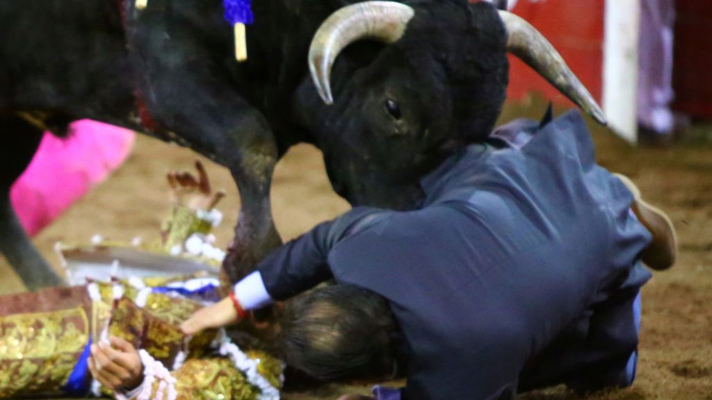 El hermano de un torero salta al ruedo para protegerle de las cornadas tras quedar inconsciente