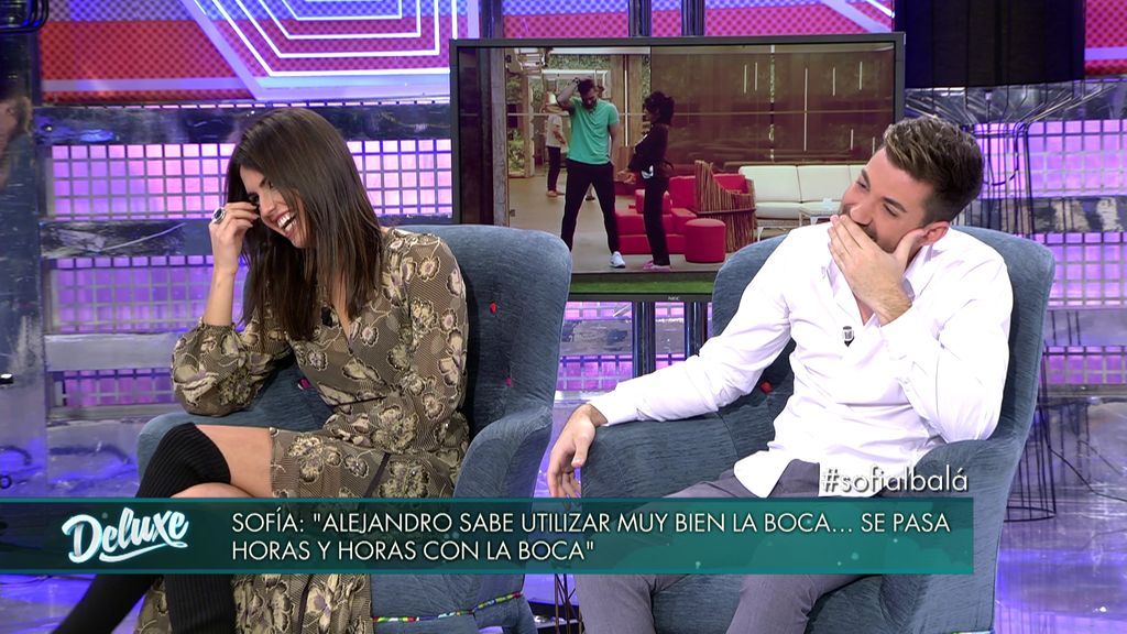 Sofía Suescun, encantada con Alejandro Albalá: “Con la boca hace maravillas”