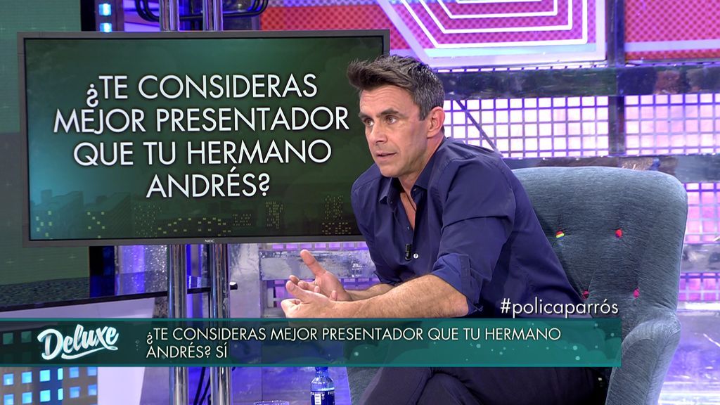 Alonso Caparrós se considera mejor presentador que su hermano Andrés: "No es natural"