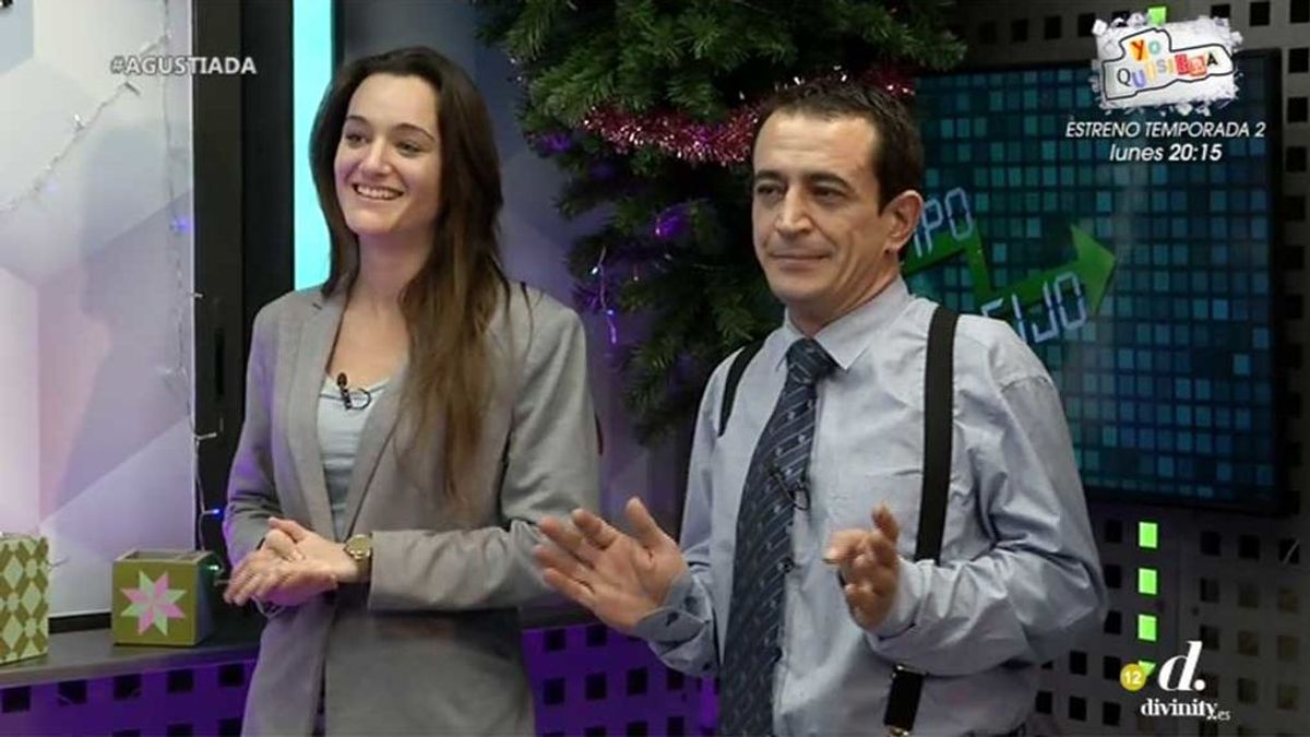 Los momentazos de los economistas virales, Silvia Charro y Simón Pérez, como nuevos colaboradores de 'Cazamariposas'