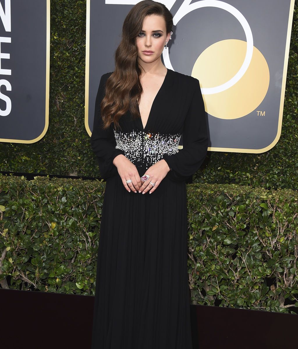 La alfombra 'negra' de los Globos de Oro contra el abuso sexual, foto a foto
